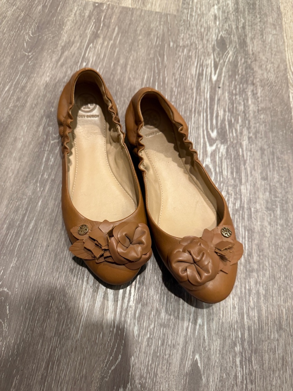 Tory Burch Blossom Ballet Flats - Women size 8